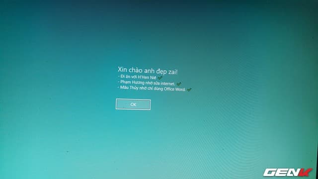 Cách tạo ghi chú nhắc nhở ngay khi khởi động Windows 10